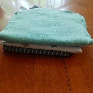 3 Infant Receiving Blankets